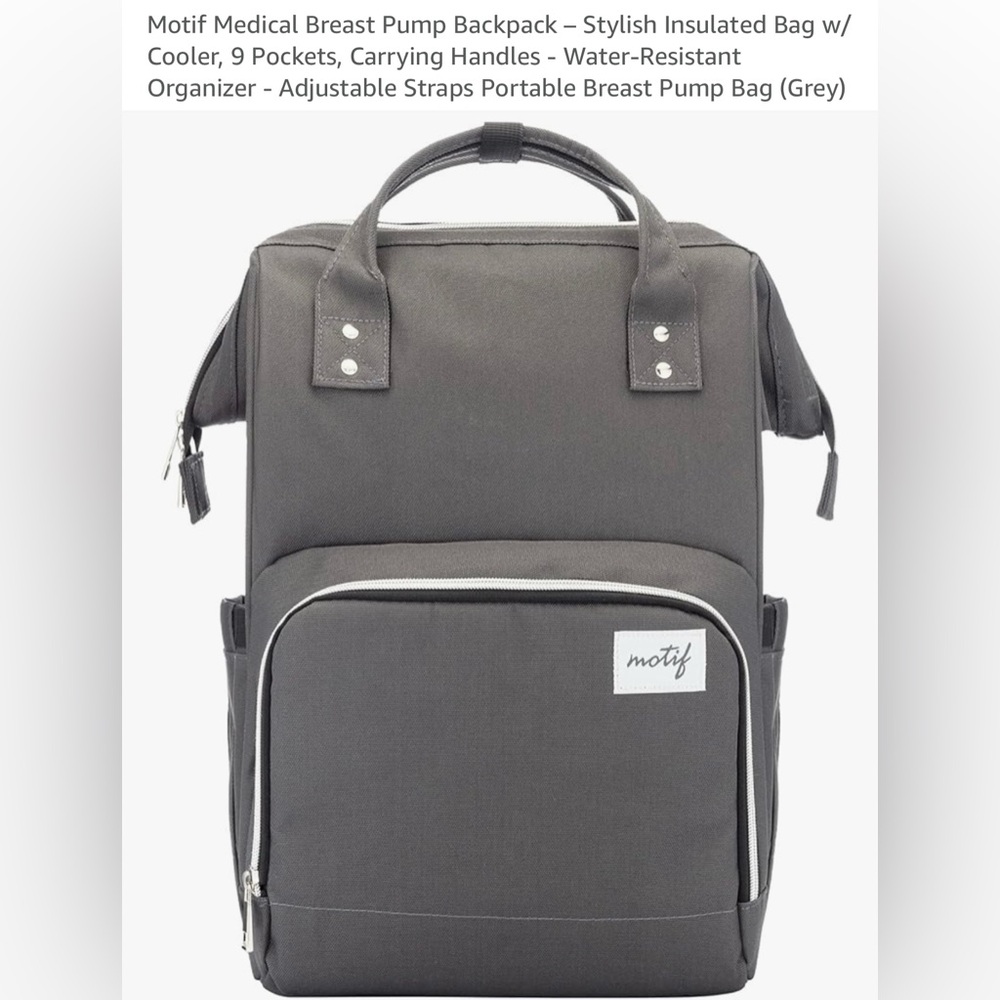 Motif Breast Pump Diaper Backpack